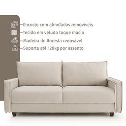 Sofá Samos 2 Lugares 150cm  - 4