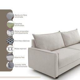 Sofá Samos 2 Lugares 150cm  - 3