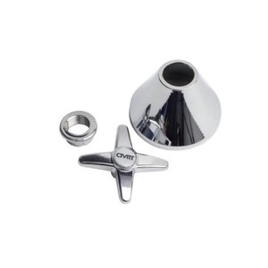 Acabamento Metal C23 registro 1/2 e 3/4 Universal Civitt