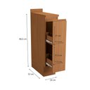 Ver imagem 2 de Nicho para Condimento com Tampo 20 Cm Cb1218 Linha Ciela Kappesberg - Canela