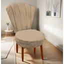 Ver imagem 2 de Conjunto 2 Cadeiras Estofadas Sala de Jantar Anna Suede Capuccino