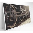 Ver mais imagens de Quadro Rodas Trem Clássico 120x80 Cm Vidro Impresso