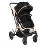 Carrinho C/ Moises 3 em 1 Kaia C/ Bebe Conforto e Bolsa Black - Kikkaboo - 3