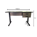 Ver imagem 3 de Mesa Standart Escritório Home Office com 2 Gavetas 150x60