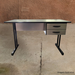 Mesa Standart Escritório Home Office com 2 Gavetas 150x60 - 2