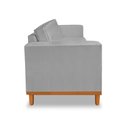 Ver imagem 4 de Sofa Beny 1.80 Suede Cinza Soft Encosto