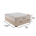 Ver imagem 3 de Cama Box Baú Casal com Colchão Airtech Ortobom 138x188x70cm