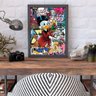 Quadro Grande Decoração Home Office Elegante Moderno Revenda:Tio Patinhas Graffite - 3
