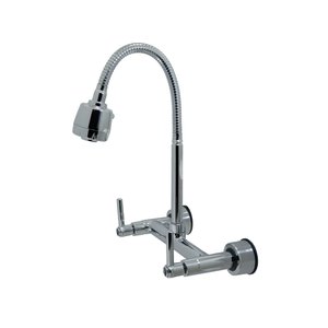 Torneira Pia Cozinha Misturador Parede Gourmet Cromado 1/4V