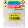 Tela para Ralo 10x10 Cm em Alumínio Anti Inseto - 1