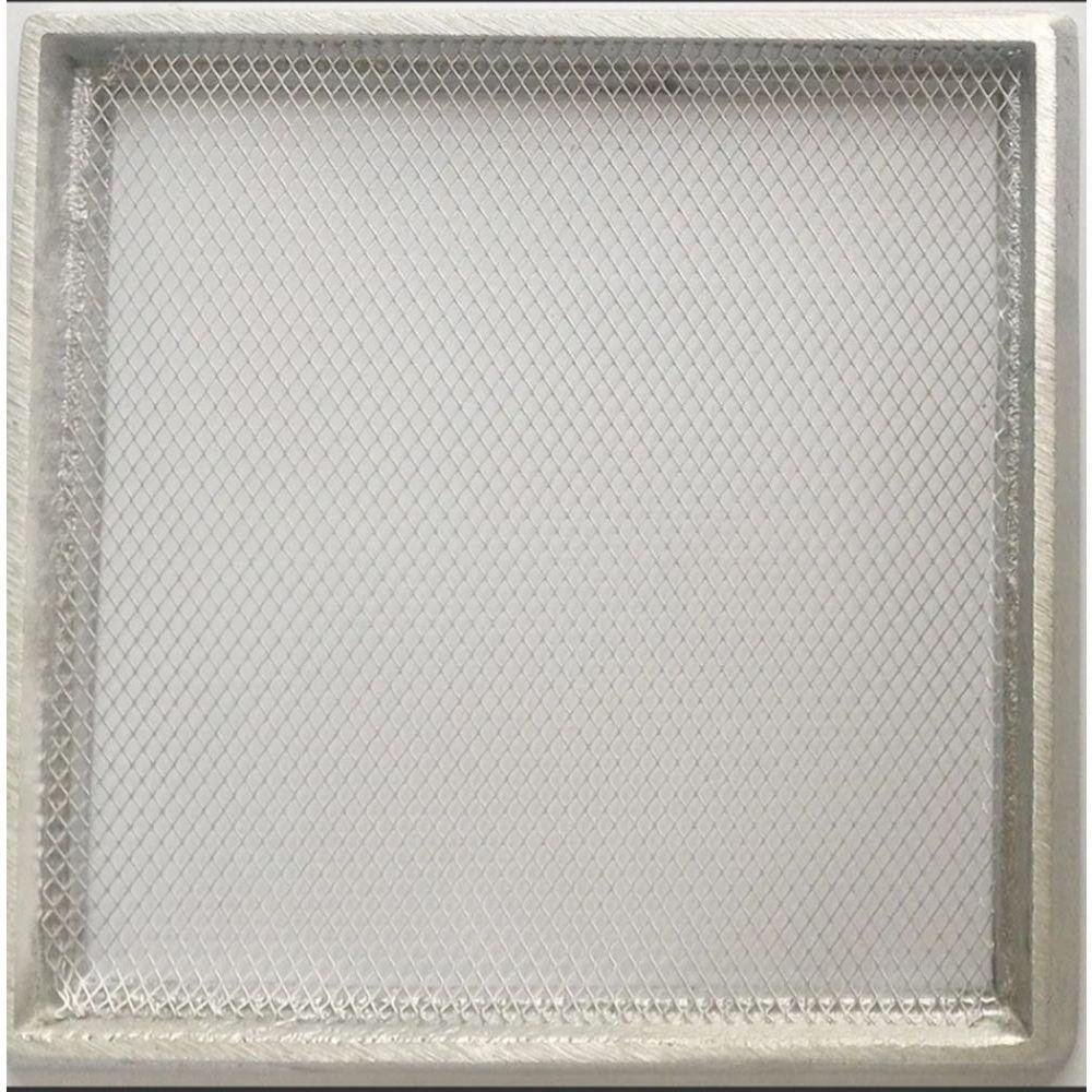 Tela para Ralo 10x10 Cm em Alumínio Anti Inseto - 3