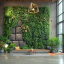 Ver mais imagens de Luminária Teto Pendente Madeira Industrial Quadrado Cubo