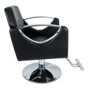 Ver imagem 3 de Cadeira Hidráulica Salão Barbeiro Pelegrin PEL-04Aa Preto