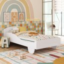Ver imagem 1 de Cama Infantil 100% MDF Olívia Espresso Móveis Branco/Brilho