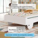 Ver imagem 7 de Cama Infantil 100% MDF Olívia Espresso Móveis Branco/Brilho