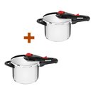 Ver imagem 1 de KIT - Panela de pressão 6L Aço linha solar + Panela de pressão 6L Aço linha solar - Tramontina