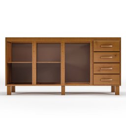 Balcão de Pia para Cozinha 160 Cm 3 Portas 4 Gavetas Frida Imbuia Fosco - 3