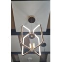 Ver imagem 4 de Luminária Lustre Pendente Moderno Led 36w 4000k Dourado