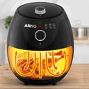 Ver imagem 3 de Fritadeira sem Óleo Arno Airfry Easy Fry com 3,2 Litros Hot Air e Cesto Removível Preta Ezfp – 127 V