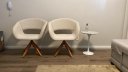 Ver imagem 2 de Mesa Lateral Saarinen de 51 Diâmetro no Mármore Branco Esp. Santo