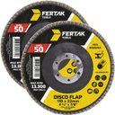 Ver imagem 1 de Disco Lixa Flap 115mm Grão 50 Madeira Aço Desbaste | 02 Un