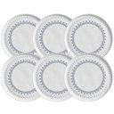 Ver imagem 1 de Jogo 6 Pratos Rasos de Jantar 27,5cm Cerâmica Stoneware Artesanal Porto Brasil Mesa Posta Bio