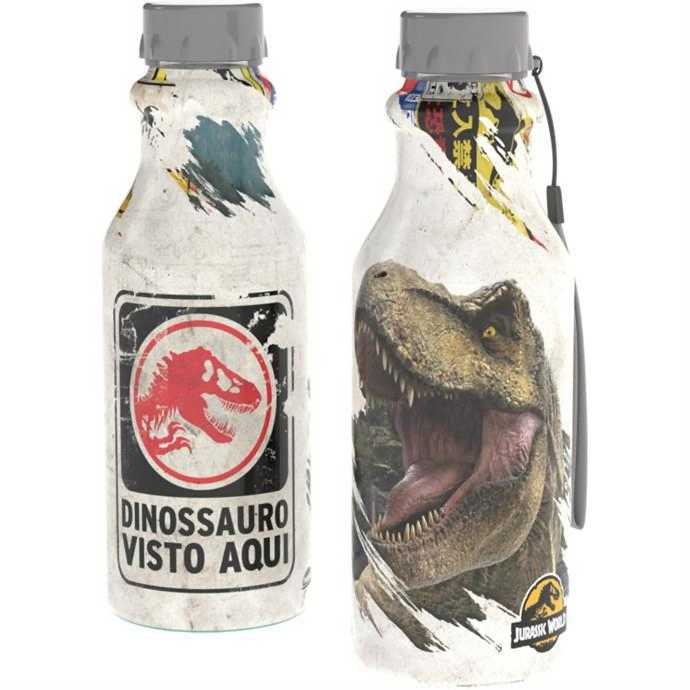 GARRAFA SQUEEZE 500ML JURASSIC WORLD RETRO PLASUTIL - 1