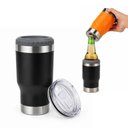 Ver imagem 2 de Copo Térmico MS973 420ml Inox 5 em 1 Porta Bebida, Long Neck, Garrafa e Latas com Tampa Ajustável:Pr