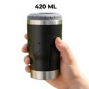 Ver imagem 4 de Copo Térmico MS973 420ml Inox 5 em 1 Porta Bebida, Long Neck, Garrafa e Latas com Tampa Ajustável:Pr