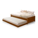 Ver imagem 3 de Bicama Bibox Solteiro Madeira Maciça Gabrieli Castanho - Casa da Madeira