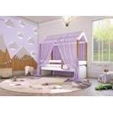 Ver imagem 4 de Cama Montessoriana Exclusiv Solteiro com Voal Lilás