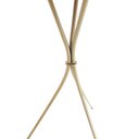 Ver imagem 3 de Kit Mesinhas Laterais Redondas Pé Palito Metal Madeira Apoio Sofá Mesa de Canto Tripé