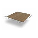 Ver imagem 2 de Conjunto: Mesa Sala Jantar Reno C/ Tampo de Madeira 90cm e 4 Cadeiras Amsterdã Preto Fosco/corano