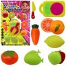 Kit Cozinha Infantil Faca Tabua Fruta Corte Comida Brinquedo - 1