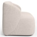 Ver imagem 6 de Sofá 2 Lugares Orgânico para Sala de Estar Living 170cm Heidy F04 Bouclê Bege - Lyam Decor