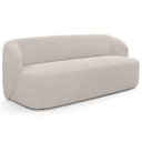 Ver imagem 1 de Sofá 2 Lugares Orgânico para Sala de Estar Living 170cm Heidy F04 Bouclê Bege - Lyam Decor