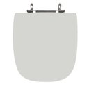 Ver imagem 1 de Assento Sanitário Poliéster para Louça Versato (celite) Aço (reb. Oculto) Cinza Prata