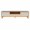 Ver imagem 4 de Painel Ripado Completo com Rack Áureo - Belaris Móveis:Naturalle Off White