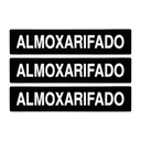 Ver imagem 1 de Combo 3 Placas De Sinalização Almoxarifado 30x7 Acesso - A-408 F9e
