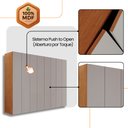 Ver imagem 6 de Guarda Roupa Casal Atacama Mdf 8 Portas 4 Gavetas e 8 Prateleiras Moderna Mobília