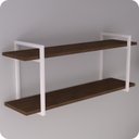 Ver imagem 3 de Prateleira Estilo Industrial Para Quarto Parede GND BM 60cm