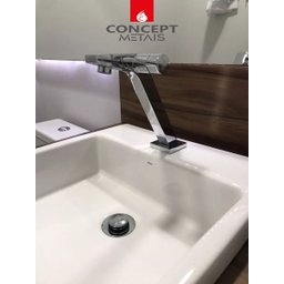Torneira Luxo para Banheiro Requinte 1/4 Volta Concept Metais 1017 - 6