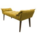 Ver imagem 3 de Banco Paris 120x Suede Amarelo - Dominic Decor