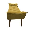 Ver imagem 2 de Banco Paris 120x Suede Amarelo - Dominic Decor