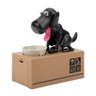 Cofrinho Infantil Eletronico Cachorro que Come Moeda Preto - 1