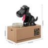 Cofrinho Infantil Eletronico Cachorro que Come Moeda Preto - 3