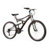 Bicicleta Aro 26 Track e Bikes Boxxer New com 21 Marchas e Full Suspension - 1