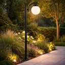 Ver imagem 5 de Kit 8 Postes de Iluminação Preto 2m Alumínio sem Globo Jardim Praça Global Dital