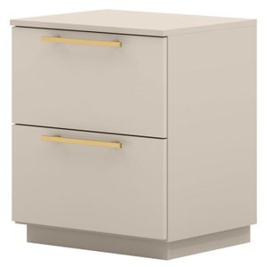 Mesa de Cabeceira 2 Gavetas 50 Cm Dub 50019 Fendi Vlr