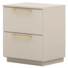 Mesa de Cabeceira 2 Gavetas 50 Cm Dub 50019 Fendi Vlr - 1